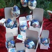 Country Christmas Eggs