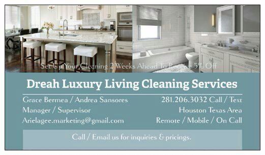 Dreah Luxury Living Cleaning Services, Houston TX