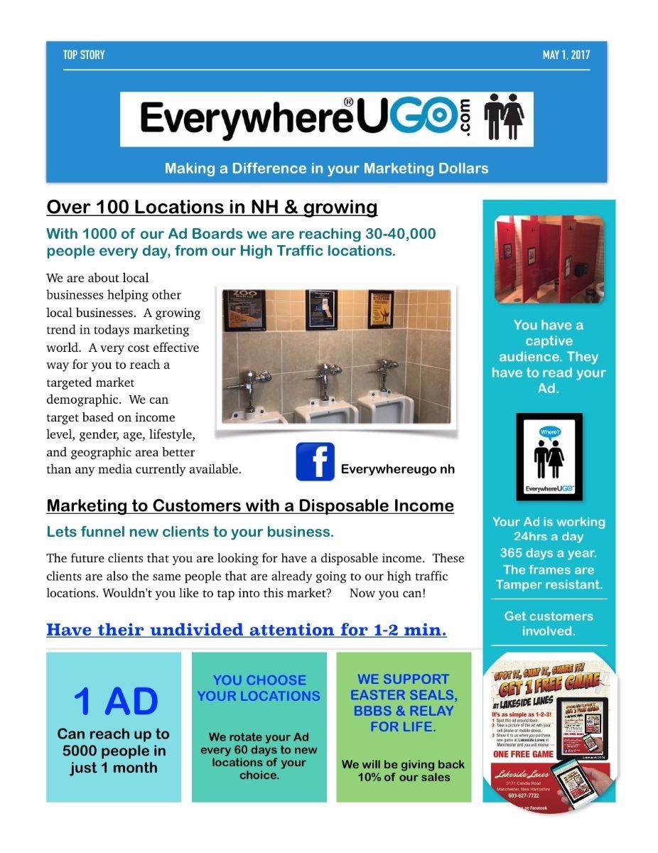 EverywhereUGO, Manchester NH