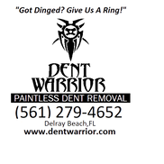 Dent Warrior - Mobile Ding Repair of Delray Beach - We Come To You!