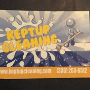 Kept up cleaning