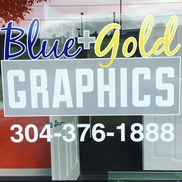 Blue and Gold Graphics