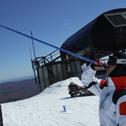 Custom Flask Ski Poles