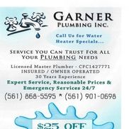 GARNER PLUMBING INC.
