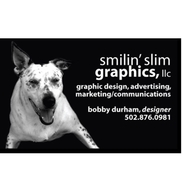 Smilin’ slim graphics logo