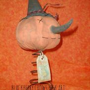 BlackBerry Crows Folk Art