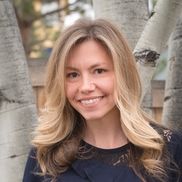 A photo of April Driver, highlighting her work in copywriting and content marketing