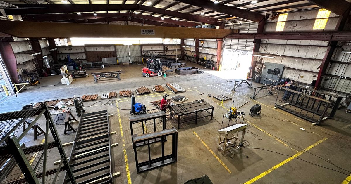 A quick peek into our Structural Steel fabrication facility