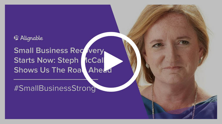 Small business recovery starts now: Steph mccallum with play button