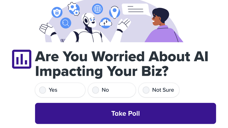 promo for AI poll