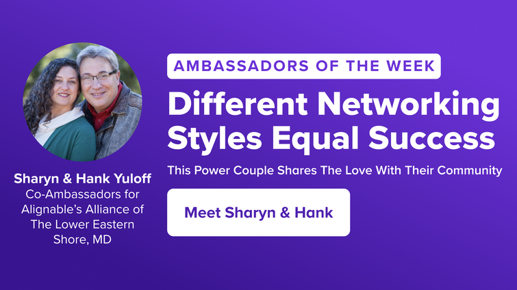 Sharyn and Hank Yuloff as ambassadors of the month