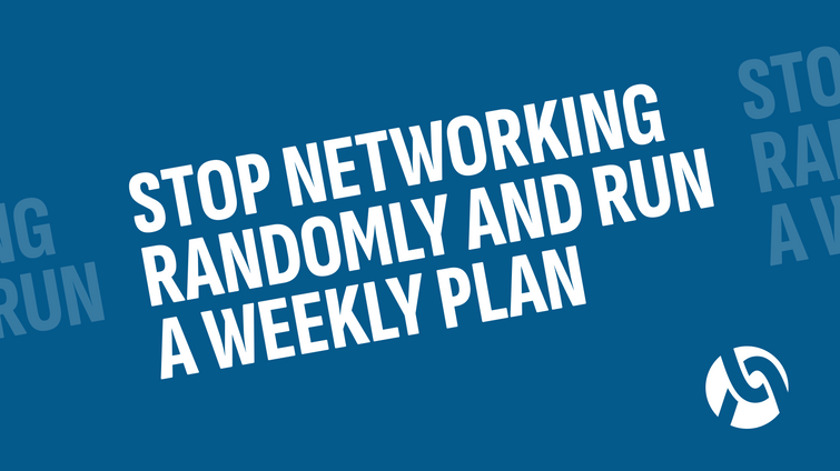 building a networking plan on alignable