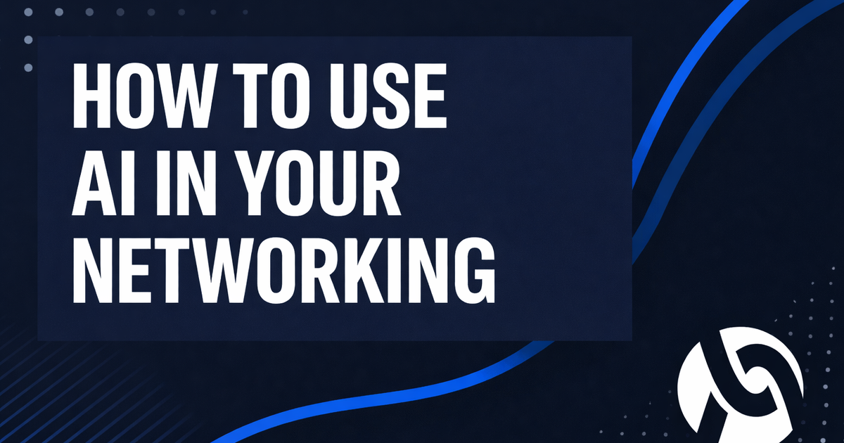How to Use AI in Your Networking Without Losing the Human Side - Alignable