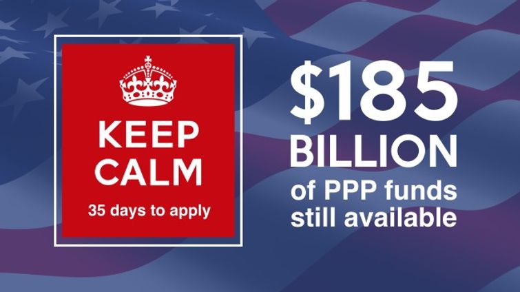 185 billion ppp funds still available with 35 days left to apply