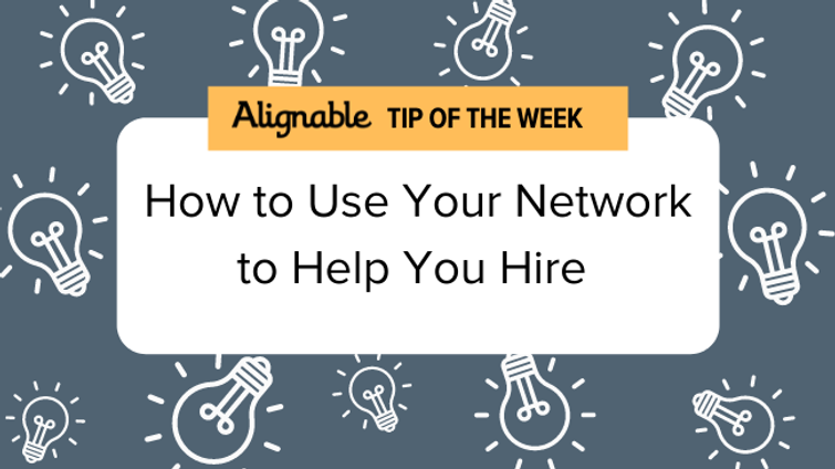 how to use your network to hire