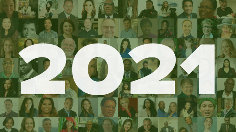 2021 wrapped with member faces