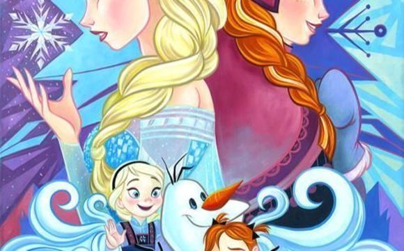 New Disney Fine Art from movie Frozen by Sunflower Fine Art Galleries ...