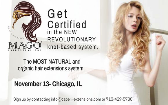 Mago Hair Extensions Certification Class By Capelli Hair