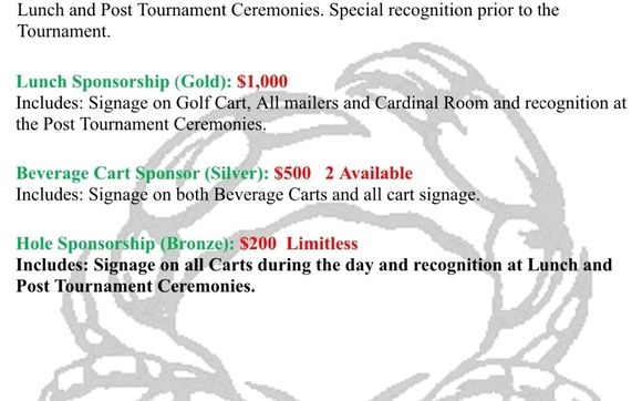 42nd Annual Crabbie Open By The Cabin Counseling Resource Center