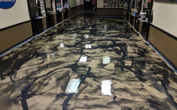 Metallic Epoxy Coating For Concrete Floors By Elite Concrete