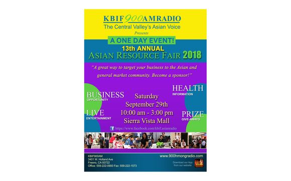 2018 KBIF 900 AM ASIAN RESOURCE FAIR by KBIF - Fresno, CA in Fresno, CA ...