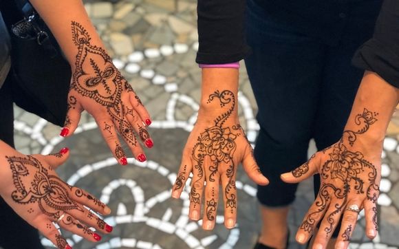 Henna at the Santa Cruz Greek Festival by Sacred Mud Henna