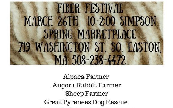 Fiber Festival at Simpson Spring Marketplace by Easton Save in Easton ...