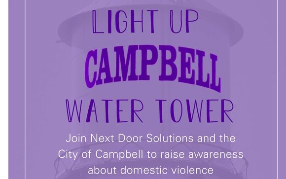 Light Up Campbell Water Tower By Next Door Solutions To Domestic