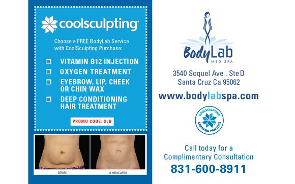 COOLSCULPTING PROMO by BodyLab Med Spa in Santa Cruz CA Alignable