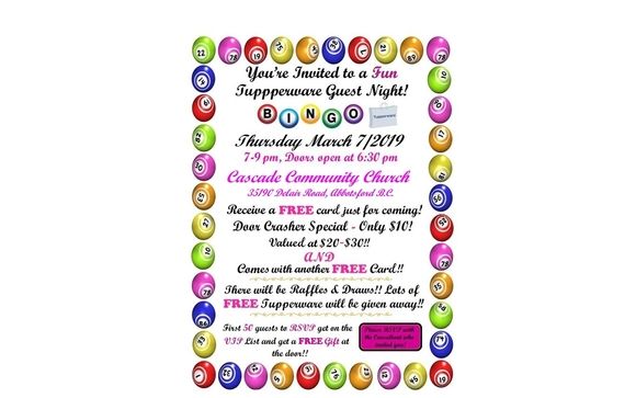 Super Tupperware Bingo Night By Tupperware In Surrey Alignable