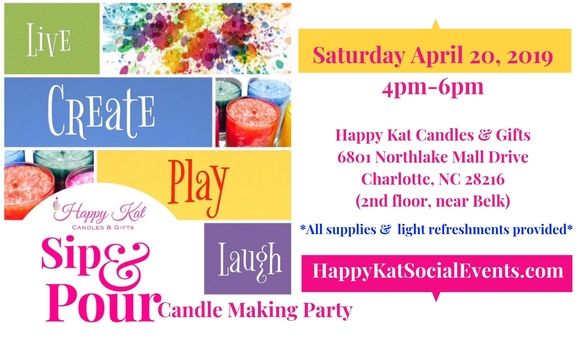 Sip & Pour: Candle Making Party by Happy Kat Candles & Gifts in