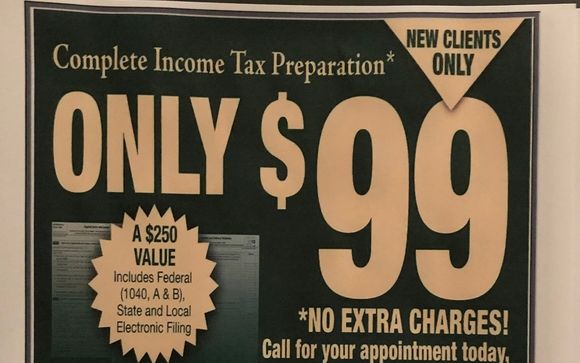 Tax Preparation First Time Customers $99 with Manzanares Business Solutions, LLC
