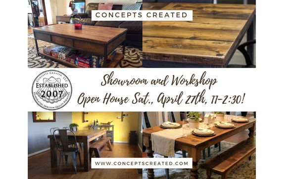 Workshop And Showroom Open House By Concepts Created In Staunton