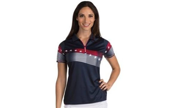 Women's patriotic clearance golf apparel