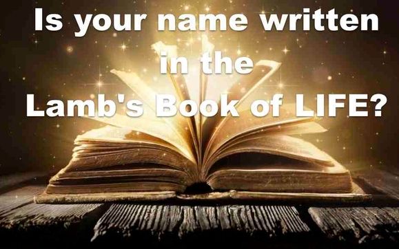 MY WORD OF HOPE: Is your name written in the Lamb's Book of Life? with Last Harvest-The Outreach