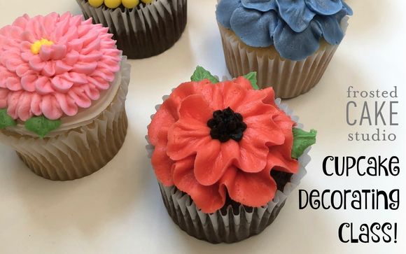 Cupcake Decorating Buttercream Flowers By Frosted Cake Studio