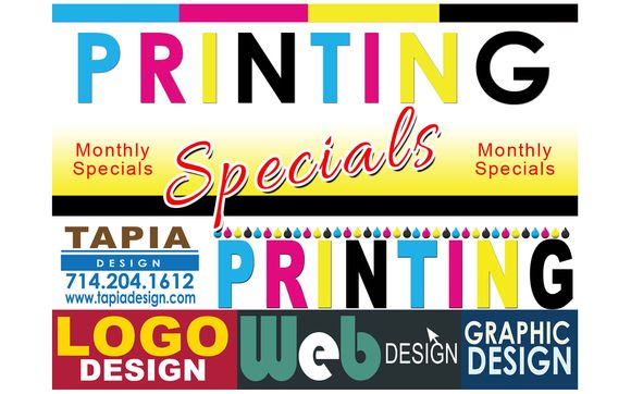 Printing Shop in Anaheim | Signs in Anaheim | Printing services in Anaheim California with Tapia Design - Printing & Logo Design Services-Banners-Displays-Signs printing in Anaheim, California