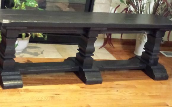 Cathedral Bench Standard Natural Wood By Tacoma Table