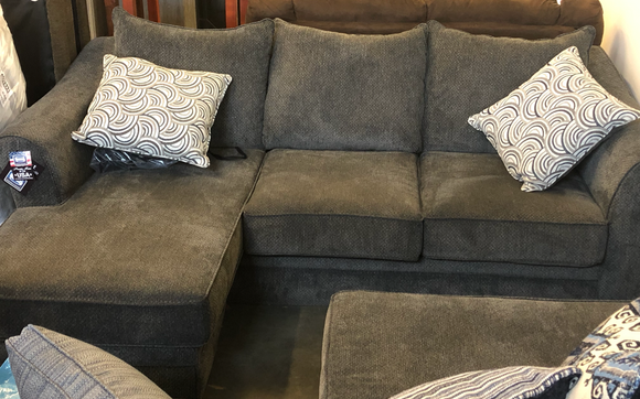 New Sofa With Reversible Chaise By Windy City Furniture Direct In