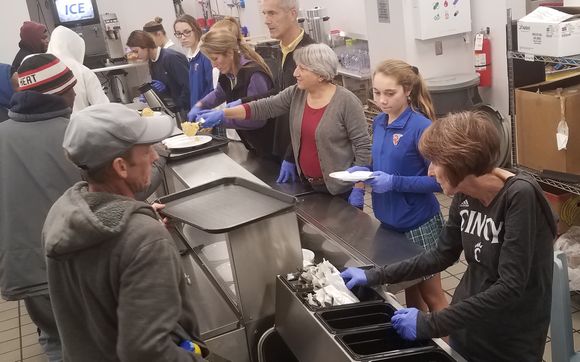 Serving In Soup Kitchen By St Francis