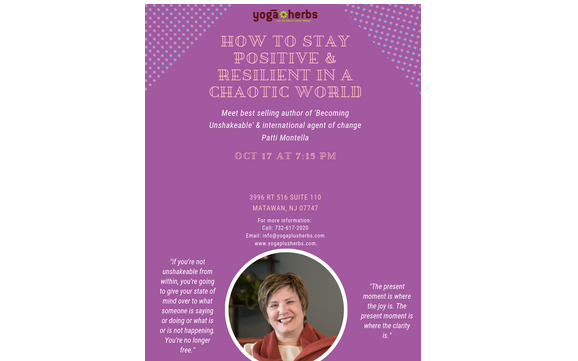How To Stay Positive Resilient In A Chaotic World By Yoga Plus