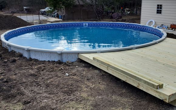 Swimming Pool Installation By Chimney, Above Ground Pool Installation Killeen Tx