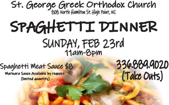 Spaghetti Dinner Fundraiser By The Peppermill Cafe In High Point