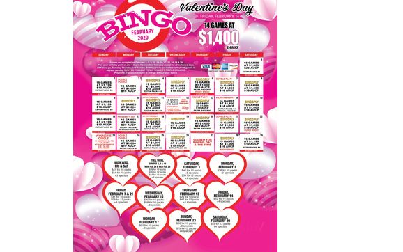 February Bingo by Tachi Palace Hotel Casino Resort California in