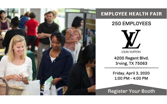 LOUIS VUITTON Employee Health Fair - Register Your Booth! by IAB Health  Productions, LLC. in Cary, NC - Alignable