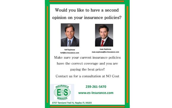 REview your insurance policies by E&amp;S Insurance in Naples