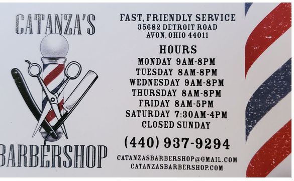 Owner with Catanzas Barber Shop