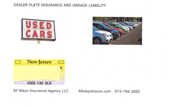Dealer Plate Insurance by ALL WAYS INSURANCE AGENCY LLC in Morristown