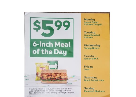 5-99-6-inch-meal-of-the-day-by-subway-in-baton-rouge-la-alignable