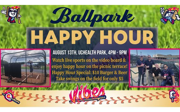 Ballpark Happy Hour by Rocky Mountain Vibes Baseball in Colorado ...